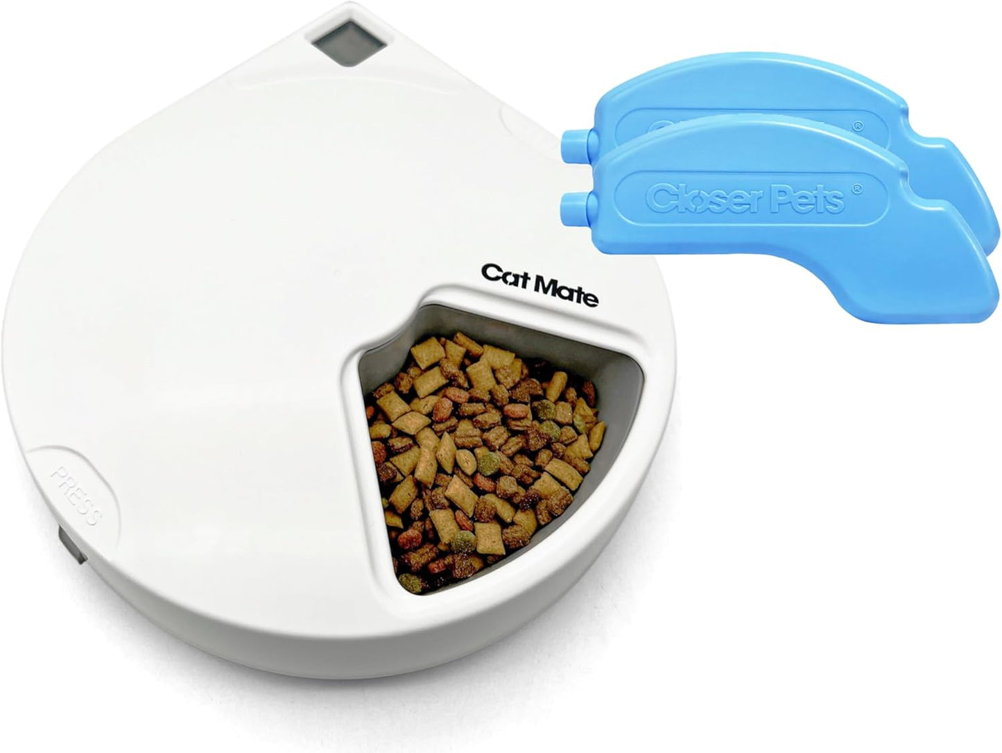 C500 - 5 Meal Digital Automatic Feeder with Ice Packs for Cats and Small Dogs