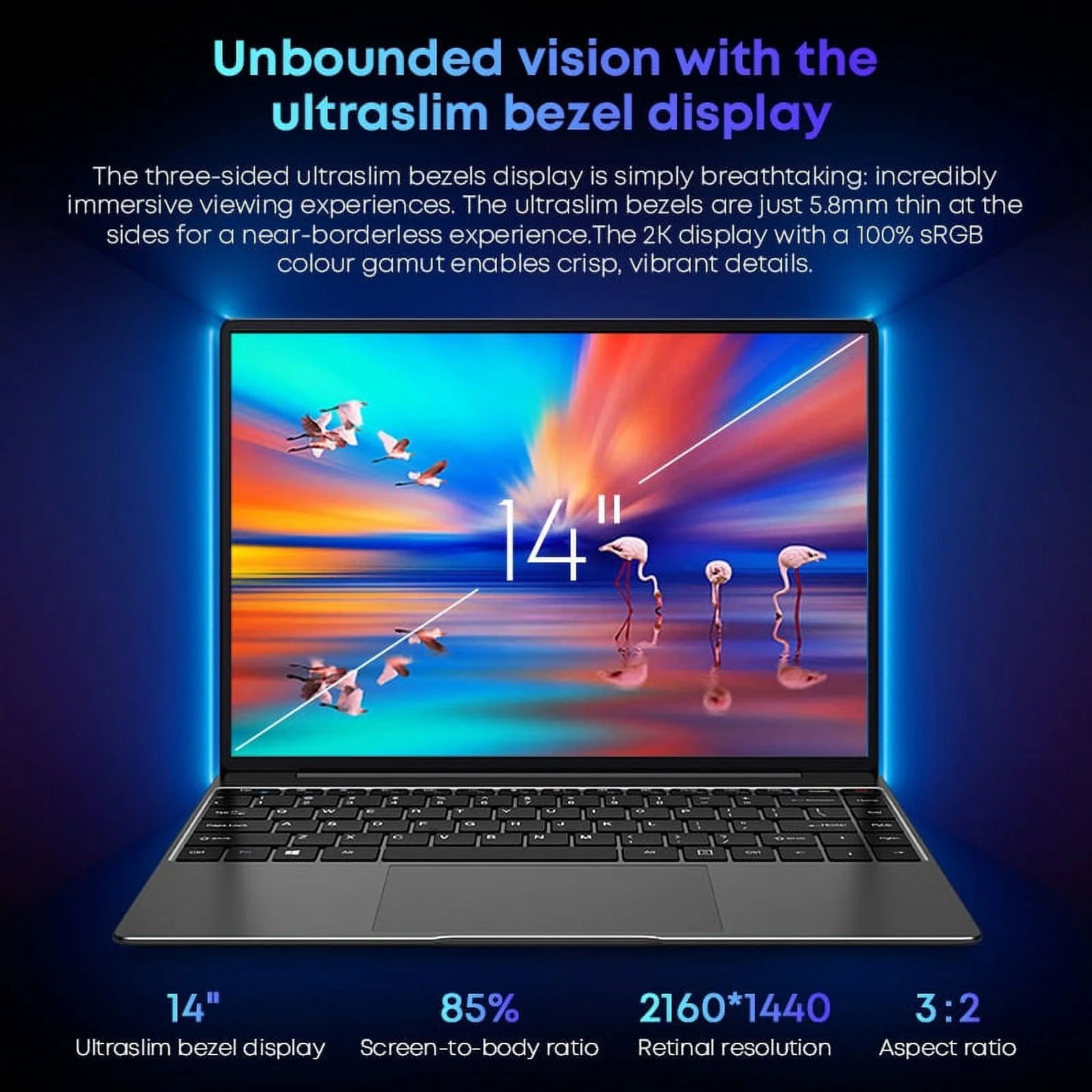 Corebook X 14" Laptop 512GB SSD 16GB Ddr4,10Th Gen Intel I5-1035G1,4K IPS Display,Quad Core,Windows 11 Gaming Notebook Computer,3.7Ghz,Wifi 6,2160 X 1440