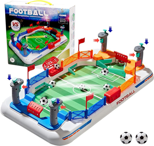 Mini Foosball Games 2022 New Tabletop Football Soccer Pinball for Indoor Game Room, Table Top Foosball Desktop Sport Board Game for Adults Kids Family Game