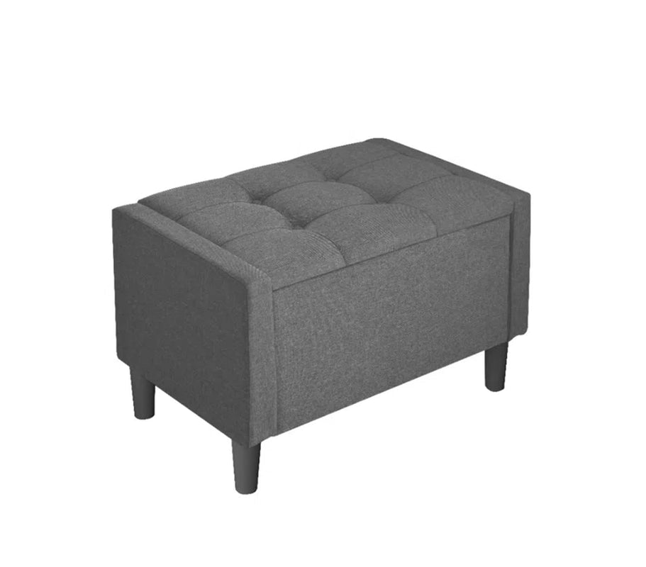 Friesen Polyester Blend Upholstered Storage Bench