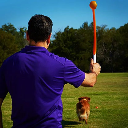 Pro 26" Dog Ball Launcher Fetch Dog Toy with 3" Large Ball, for Dogs 30-100 Lb, Assorted