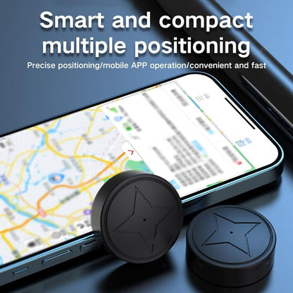 GPS Tracker for Vehicles Strong Magnetic Car Vehicle Tracking Anti-Lost, 2023 New Multi-Function GPS Mini Locator, Monitoring for Professional Vehicles, Black