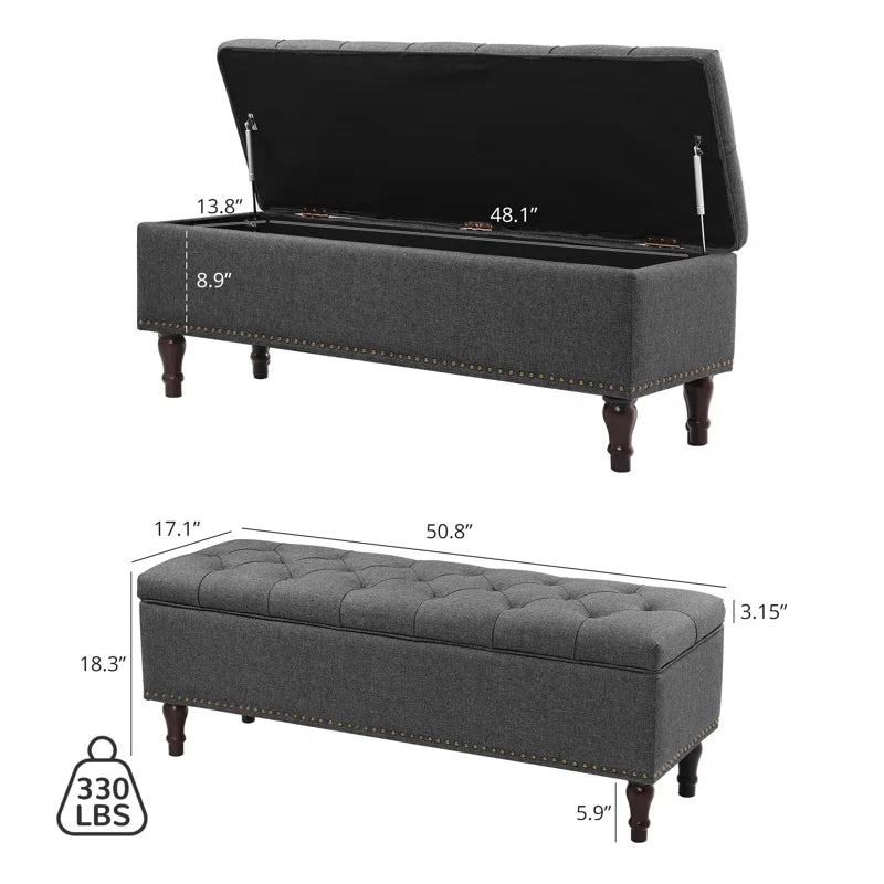 Arlecia 50.8" Storage Bench