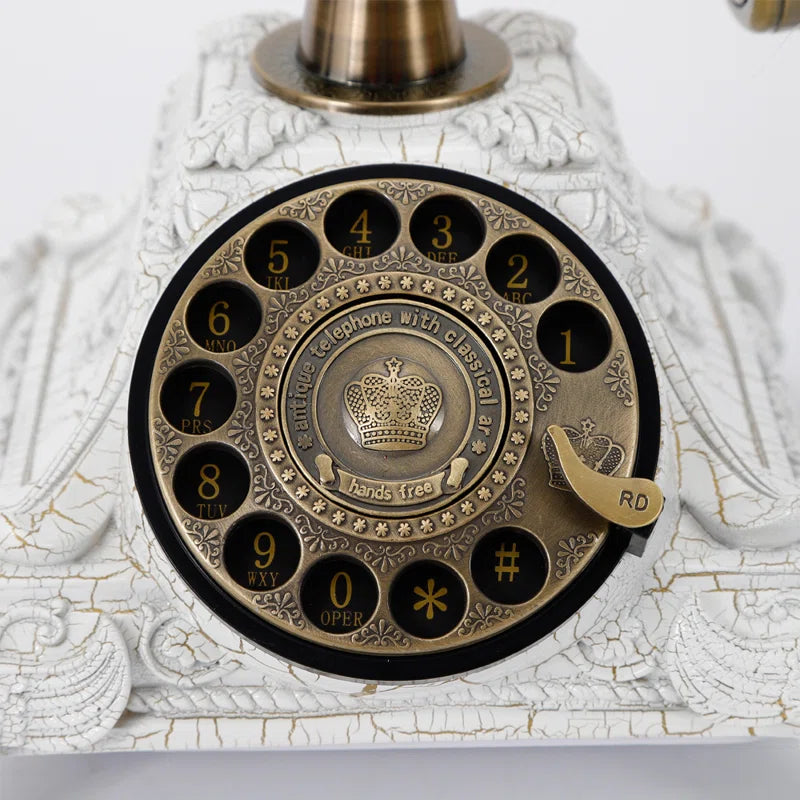 Rotary Dial Corded Telephone