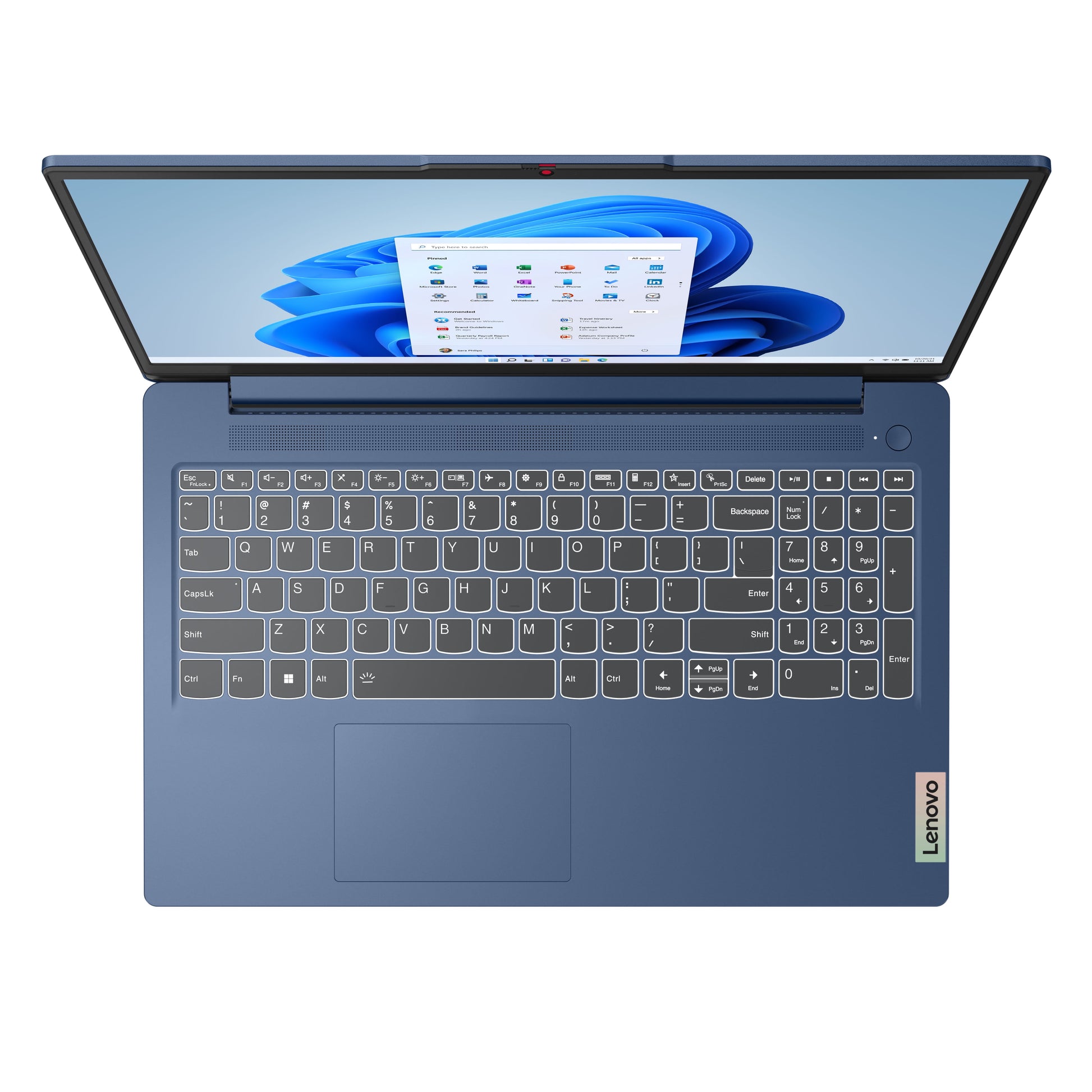 Ideapad Slim 3 15.6 Inch FHD IPS Touch Laptop AMD Ryzen 7-7730U 16GB RAM 512GB SSD Abyss Blue