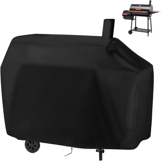 Charcoal Grill Cover for Royal Gourmet CC1830W 30 Charcoal Grill, Smoker Grill Cover for Outdoor Grill Waterproof BBQ Grill Cover