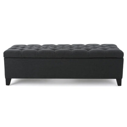 Amalfi Polyester Blend Upholstered Storage Bench