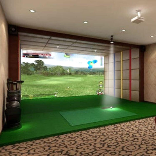 Indoor Golf Simulator Impact Screen for Home Beginners Series Large Projection Screen for Golf Training