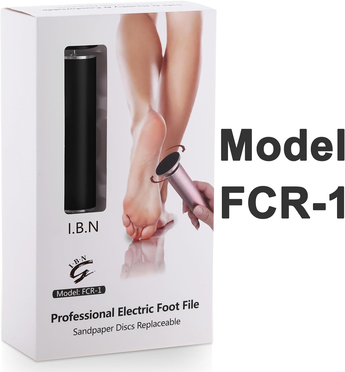 Electric Callus Remover Foot File Sander, FCR-1 Black