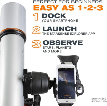 – Starsense Explorer DX 102AZ Smartphone App-Enabled Telescope – Works with Starsense App to Help You Find Stars, Planets & More – 102Mm Refractor – Iphone/Android Compatible