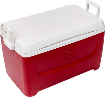 Island Breeze 48 Quart Cooler (Lava Red, 25.562 X 14.062 X 14.125-Inch)