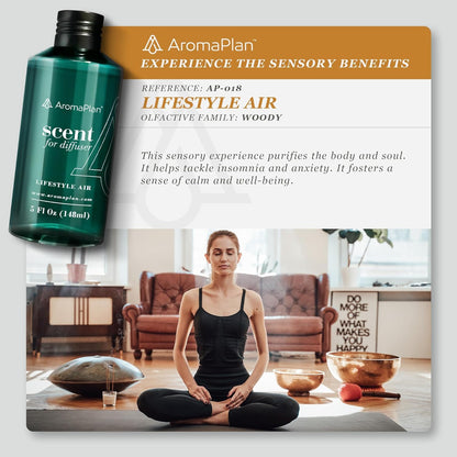 Hotel Scents Lifestyle Air 5 Fl Oz (148Ml), Home Luxury Aroma & Hotel Collection Diffuser Oil- Hotel Diffuser Oil for Aromatherapy- USA Made, Bigger Bottle, Bolder Aroma & Longer Lasting