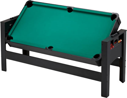 by GLD PRODUCTS Original 3-In-1, 6-Foot Flip Game Table (Air Hockey, Billiards and Table Tennis)
