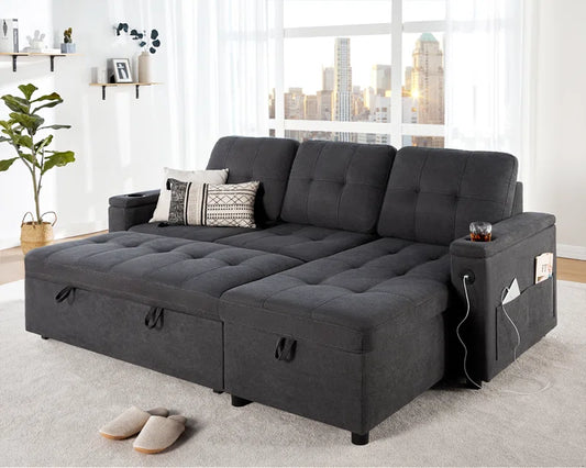 Brodrick 84'' Upholstered Sleeper Sofa
