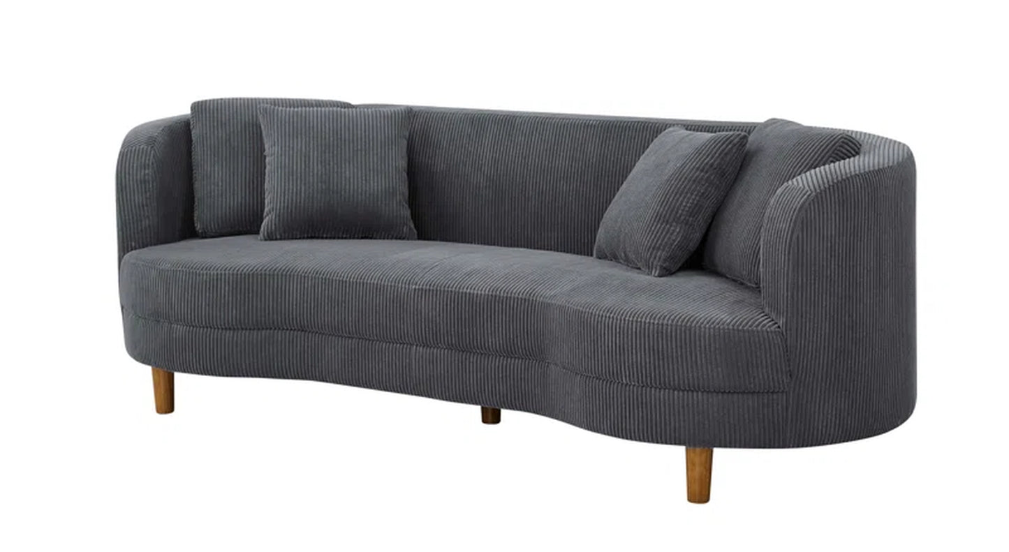 Lutanda 90'' Corduroy Sofa