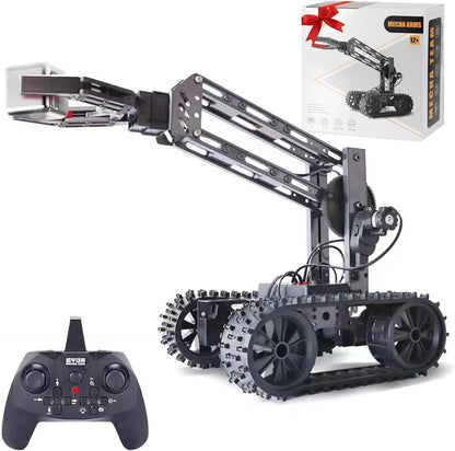 Robot Kit,Science Projects for Kids Ages 8-12,Cool Electronic Robotic Arm for Boys & Girls to Learn Programming/Techology,Educational Toy Building Kits for Beginners,Xmas Birthday Gift.