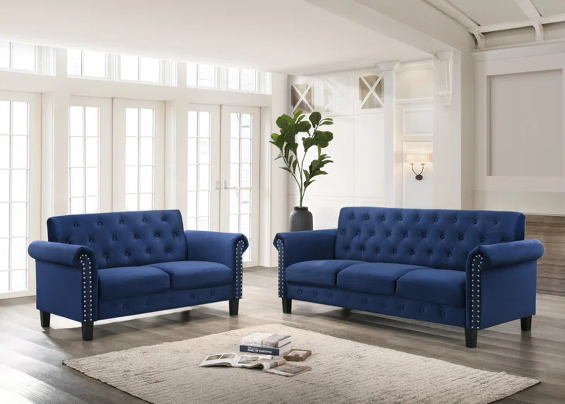 Luevano 79.1'' Velvet Sofa