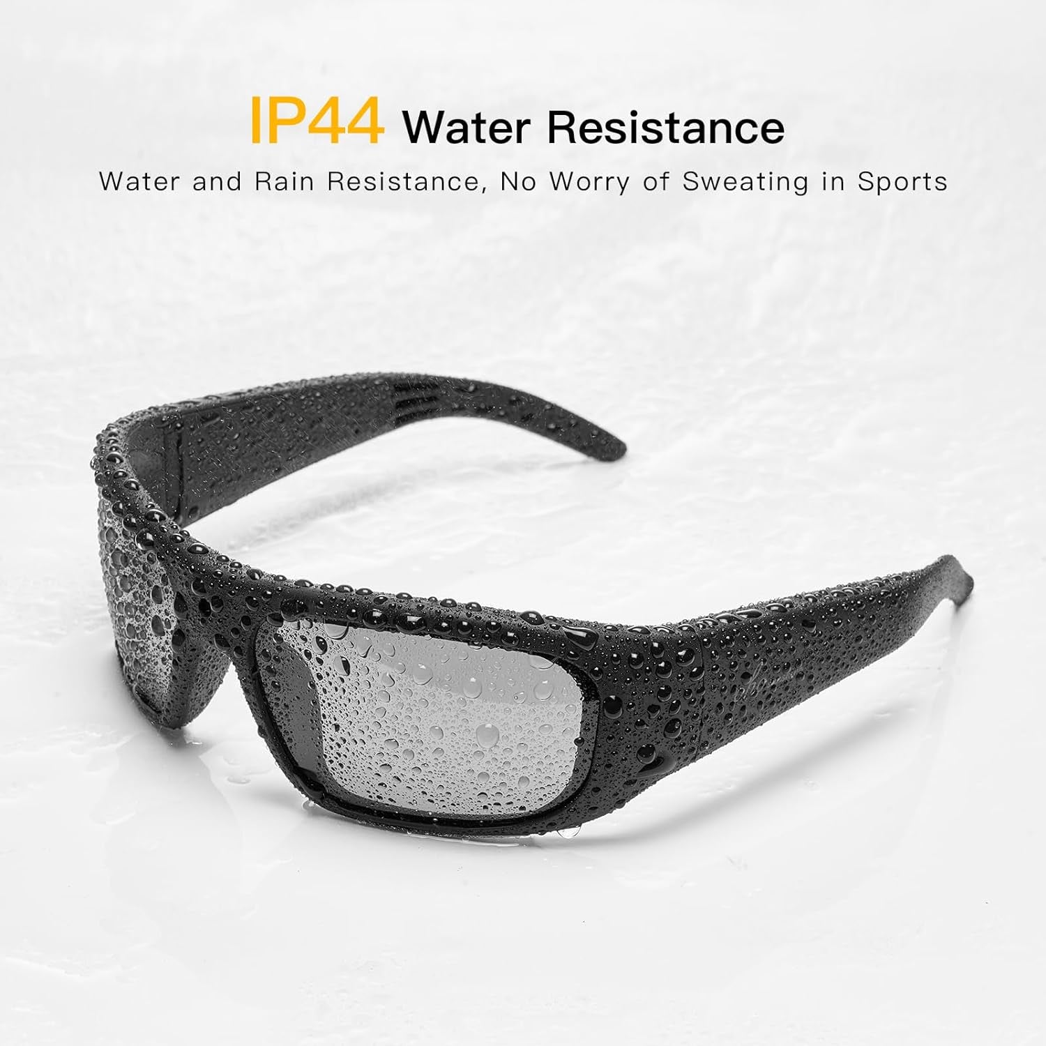 Camera Glasses,Super Slim 1080P Smart Glasses with UV400 Sunglasses Lens for Outdoor Sport