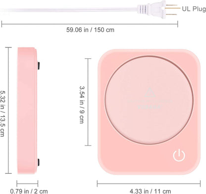 Mug Warmer for Coffee, Electric Coffee Warmer for Desk with Auto Shut Off, 3 Temperature Setting Smart Cup Warmer for Heating Coffee, Beverage, Milk, Tea and Hot Chocolate (No Cup)