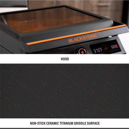 E-Series 17" Electric Tabletop Griddle with Hood