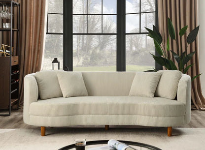 Lutanda 90'' Corduroy Sofa