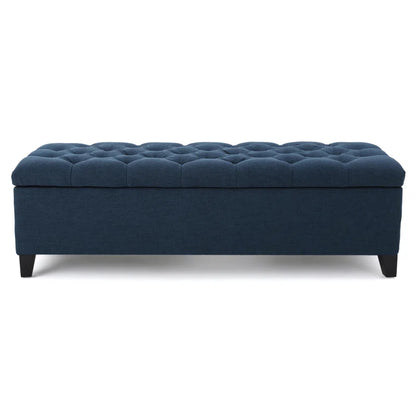 Amalfi Polyester Blend Upholstered Storage Bench