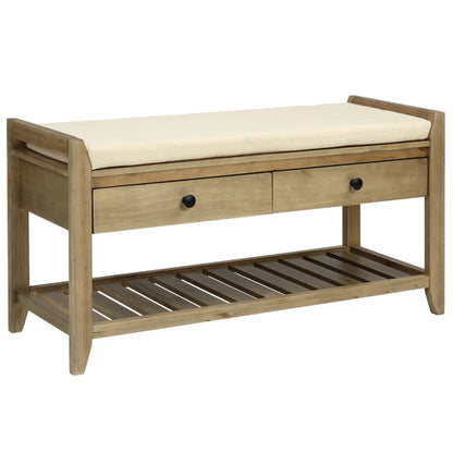 Alexandria Polyester Blend Upholstered Storage Bench