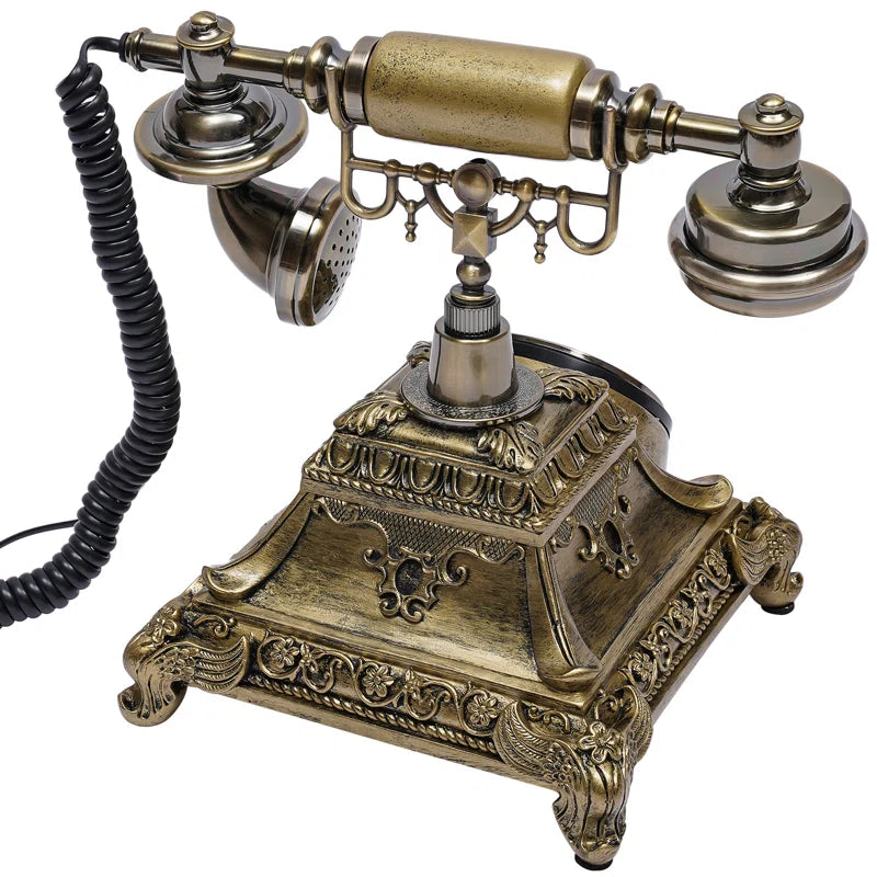 Rotary Dial Corded Telephone