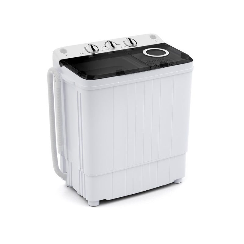 17.6 Lbs Portable Washing Machine with Drain Pump