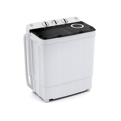 17.6 Lbs Portable Washing Machine with Drain Pump