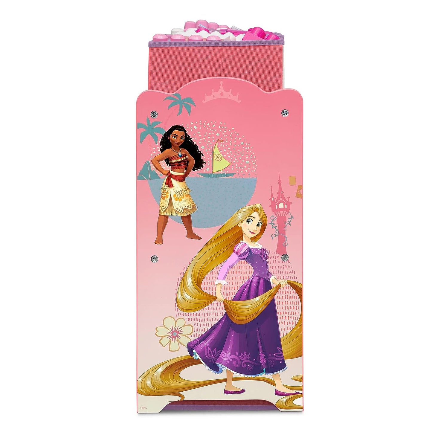 Design & Store 6 Bin Toy Storage Organizer, Disney Princess