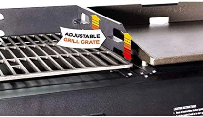 " Easy Assemble Care, Store and Use Tough Durable Ever Reliable Blackstone Griddle & Charcoal Grill Combo 1819 - Serve up Really Tasty Meals with That Distinct Grilled to Perfection Flavor"