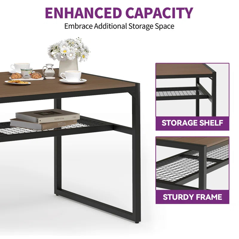 Ratcliffe 4 - Person Rectangular Outdoor Dining Set