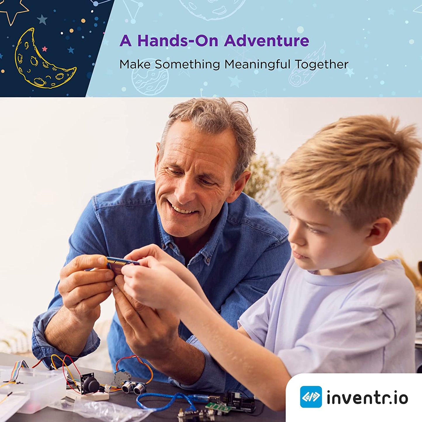 | Adventure Kit: 30 Days Lost in Space for Exploratory Skills | Arduino IDE Compatible | Coding Challenge | Kids & Teens Robotics Project | Engineering Set by NASA Researcher